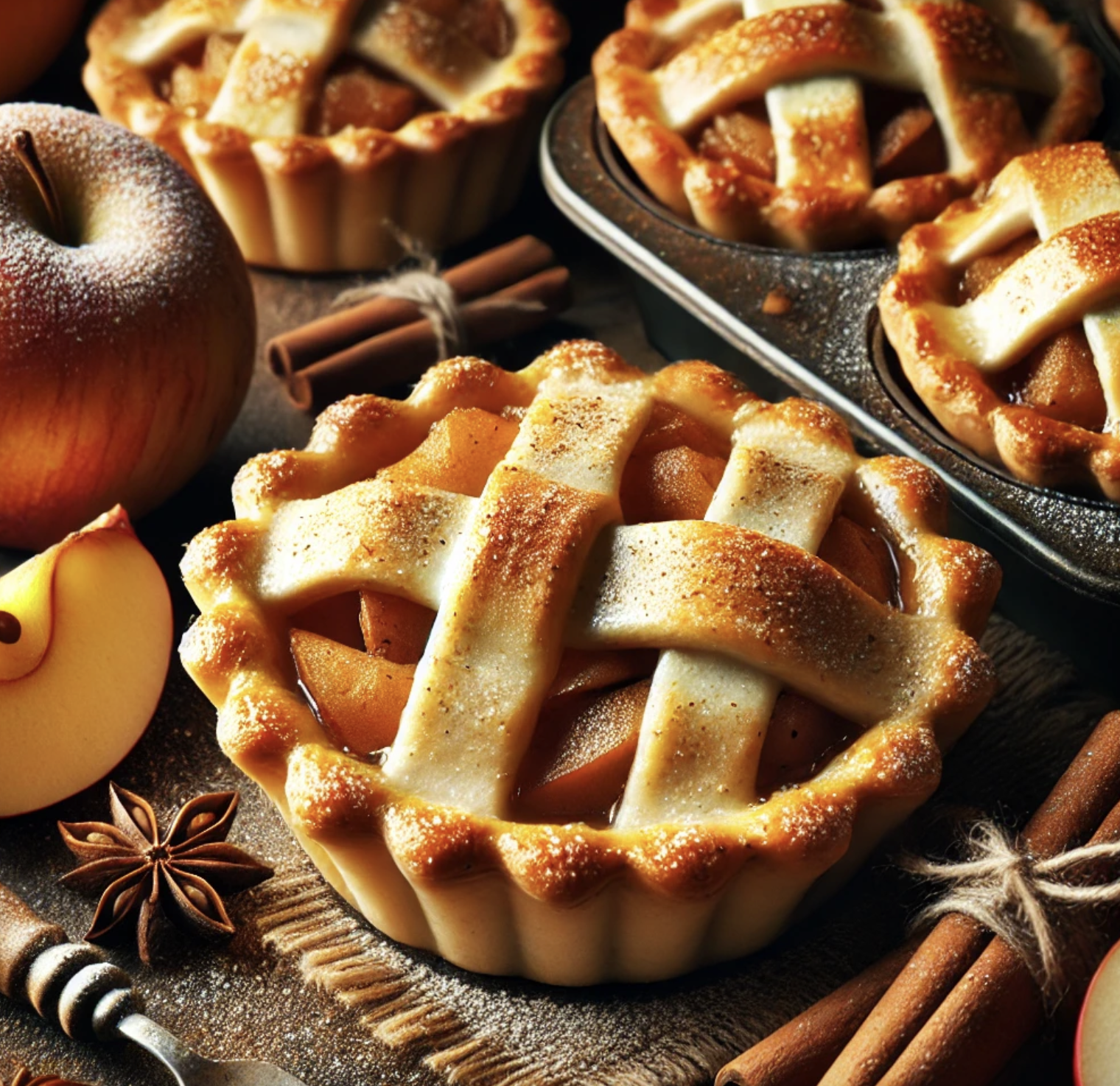 Mini apple pies