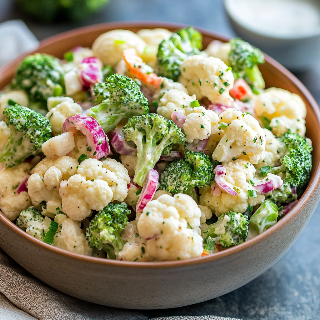 broccoli cauliflower salad recipe