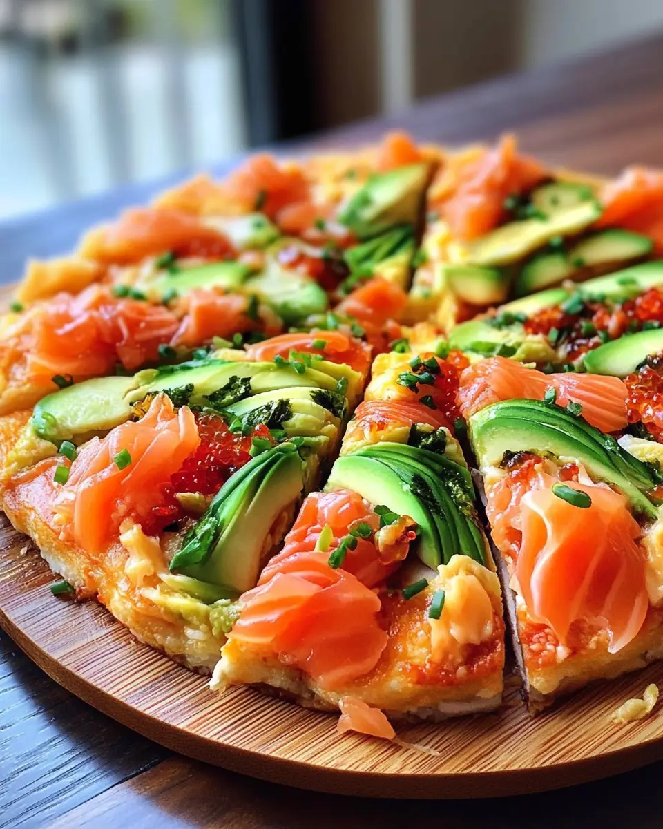 Sushi pizza